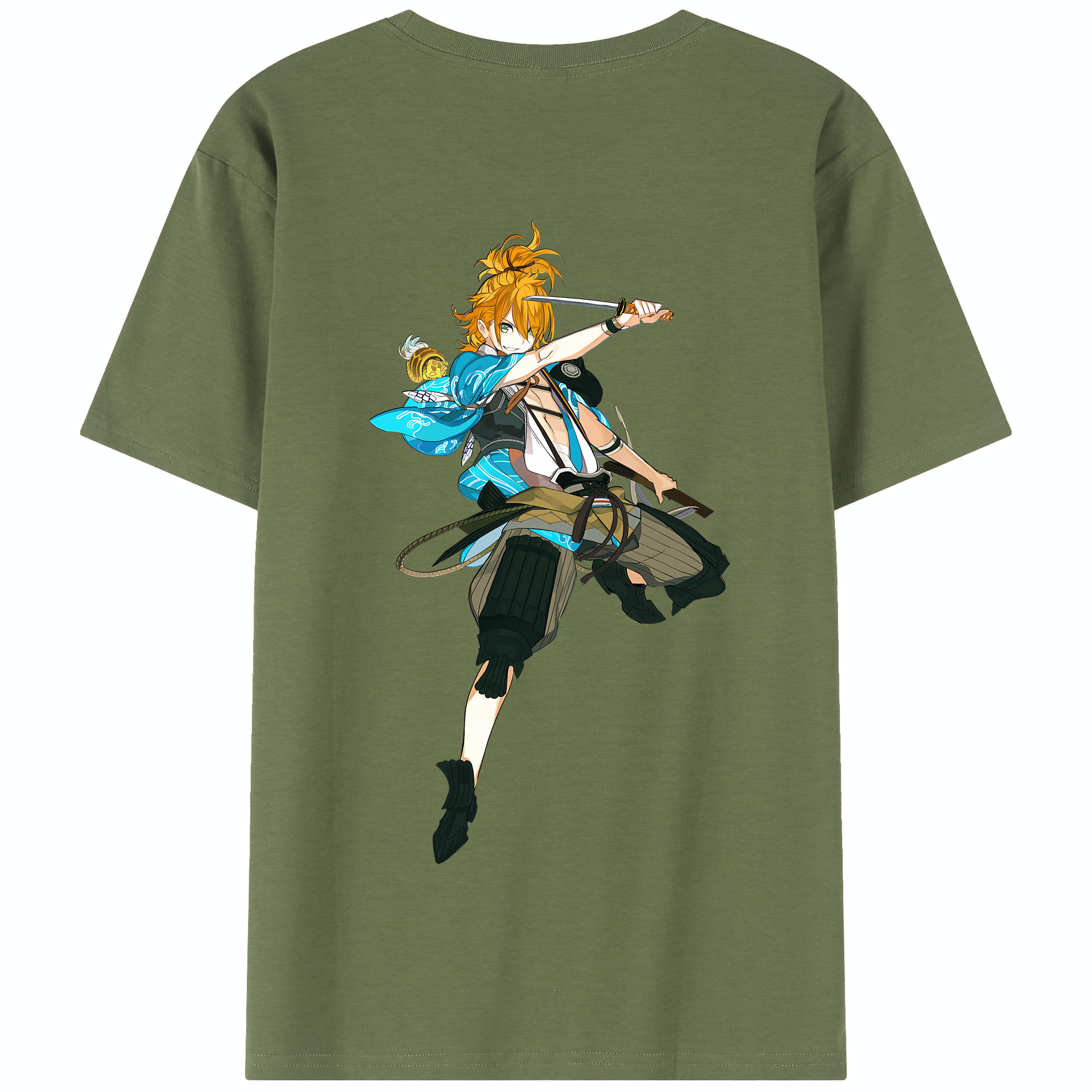 （画像用） 刀剣乱舞 Touken Ranbu 綿100％半袖Tシャツ（背面プリント）